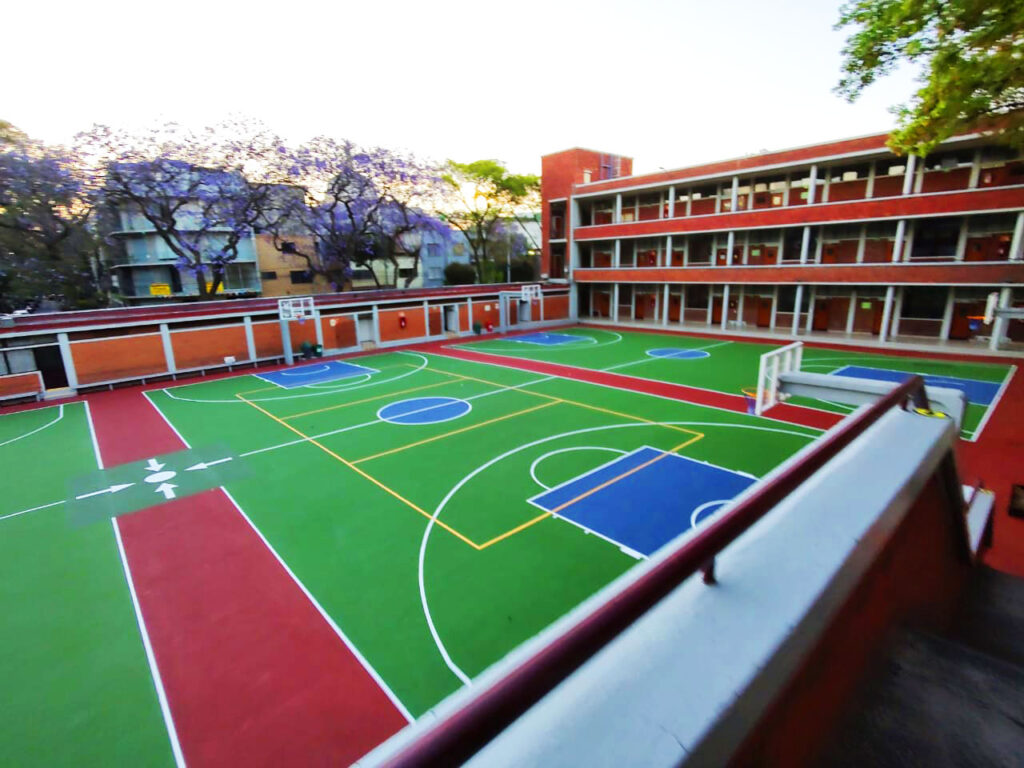 Pintura cancha de basquetbol Pintura cancha de basquetbol